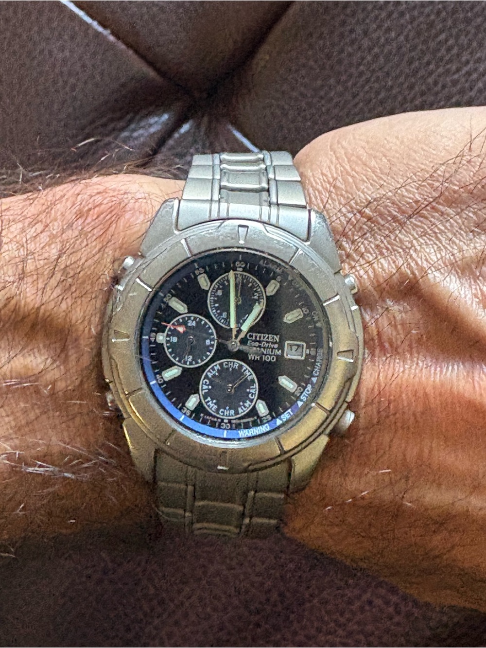 citizen eco-drive titanium Mens watch wr100